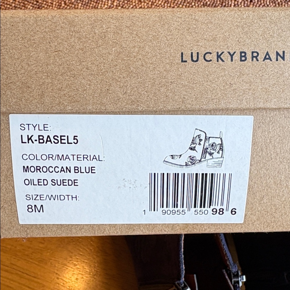 NIB Lucky Brand Rosette booties - Picture 4 of 4